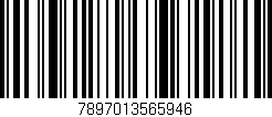 Código de barras (EAN, GTIN, SKU, ISBN): '7897013565946'