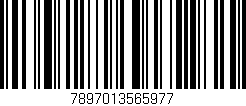Código de barras (EAN, GTIN, SKU, ISBN): '7897013565977'