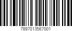 Código de barras (EAN, GTIN, SKU, ISBN): '7897013567001'