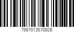 Código de barras (EAN, GTIN, SKU, ISBN): '7897013570926'