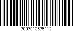 Código de barras (EAN, GTIN, SKU, ISBN): '7897013575112'