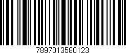 Código de barras (EAN, GTIN, SKU, ISBN): '7897013580123'