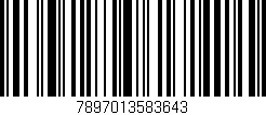 Código de barras (EAN, GTIN, SKU, ISBN): '7897013583643'
