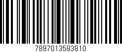 Código de barras (EAN, GTIN, SKU, ISBN): '7897013583810'
