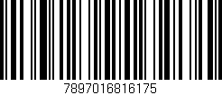 Código de barras (EAN, GTIN, SKU, ISBN): '7897016816175'