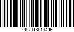 Código de barras (EAN, GTIN, SKU, ISBN): '7897016816496'