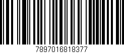 Código de barras (EAN, GTIN, SKU, ISBN): '7897016818377'
