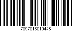 Código de barras (EAN, GTIN, SKU, ISBN): '7897016818445'