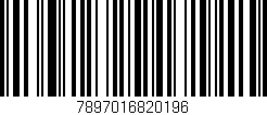 Código de barras (EAN, GTIN, SKU, ISBN): '7897016820196'