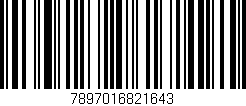 Código de barras (EAN, GTIN, SKU, ISBN): '7897016821643'
