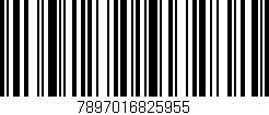 Código de barras (EAN, GTIN, SKU, ISBN): '7897016825955'