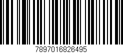 Código de barras (EAN, GTIN, SKU, ISBN): '7897016826495'