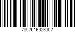Código de barras (EAN, GTIN, SKU, ISBN): '7897016826907'