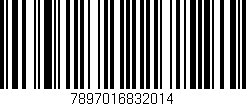 Código de barras (EAN, GTIN, SKU, ISBN): '7897016832014'