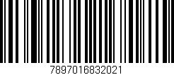 Código de barras (EAN, GTIN, SKU, ISBN): '7897016832021'