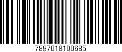 Código de barras (EAN, GTIN, SKU, ISBN): '7897018100685'