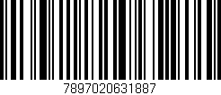 Código de barras (EAN, GTIN, SKU, ISBN): '7897020631887'