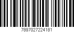 Código de barras (EAN, GTIN, SKU, ISBN): '7897027224181'