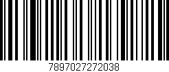 Código de barras (EAN, GTIN, SKU, ISBN): '7897027272038'