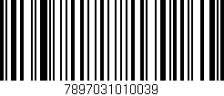 Código de barras (EAN, GTIN, SKU, ISBN): '7897031010039'