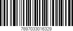 Código de barras (EAN, GTIN, SKU, ISBN): '7897033016329'