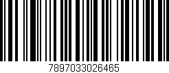 Código de barras (EAN, GTIN, SKU, ISBN): '7897033026465'