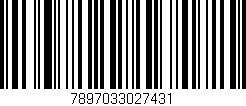Código de barras (EAN, GTIN, SKU, ISBN): '7897033027431'