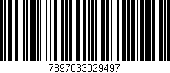 Código de barras (EAN, GTIN, SKU, ISBN): '7897033029497'