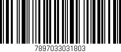 Código de barras (EAN, GTIN, SKU, ISBN): '7897033031803'