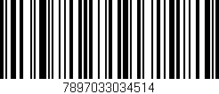 Código de barras (EAN, GTIN, SKU, ISBN): '7897033034514'