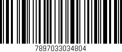 Código de barras (EAN, GTIN, SKU, ISBN): '7897033034804'