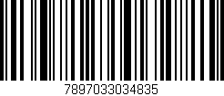 Código de barras (EAN, GTIN, SKU, ISBN): '7897033034835'