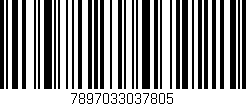 Código de barras (EAN, GTIN, SKU, ISBN): '7897033037805'