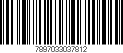 Código de barras (EAN, GTIN, SKU, ISBN): '7897033037812'
