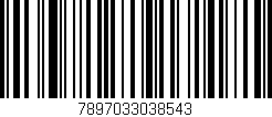 Código de barras (EAN, GTIN, SKU, ISBN): '7897033038543'