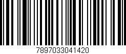 Código de barras (EAN, GTIN, SKU, ISBN): '7897033041420'