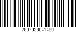 Código de barras (EAN, GTIN, SKU, ISBN): '7897033041499'