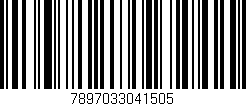 Código de barras (EAN, GTIN, SKU, ISBN): '7897033041505'