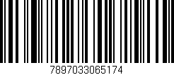 Código de barras (EAN, GTIN, SKU, ISBN): '7897033065174'