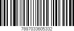 Código de barras (EAN, GTIN, SKU, ISBN): '7897033605332'