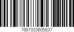 Código de barras (EAN, GTIN, SKU, ISBN): '7897033605837'