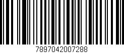 Código de barras (EAN, GTIN, SKU, ISBN): '7897042007288'