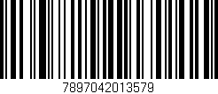 Código de barras (EAN, GTIN, SKU, ISBN): '7897042013579'