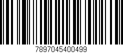Código de barras (EAN, GTIN, SKU, ISBN): '7897045400499'