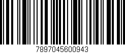 Código de barras (EAN, GTIN, SKU, ISBN): '7897045600943'