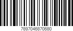 Código de barras (EAN, GTIN, SKU, ISBN): '7897046870680'