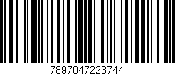 Código de barras (EAN, GTIN, SKU, ISBN): '7897047223744'