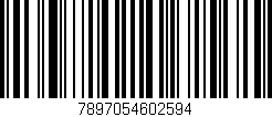 Código de barras (EAN, GTIN, SKU, ISBN): '7897054602594'