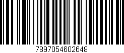 Código de barras (EAN, GTIN, SKU, ISBN): '7897054602648'