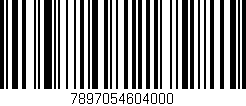 Código de barras (EAN, GTIN, SKU, ISBN): '7897054604000'
